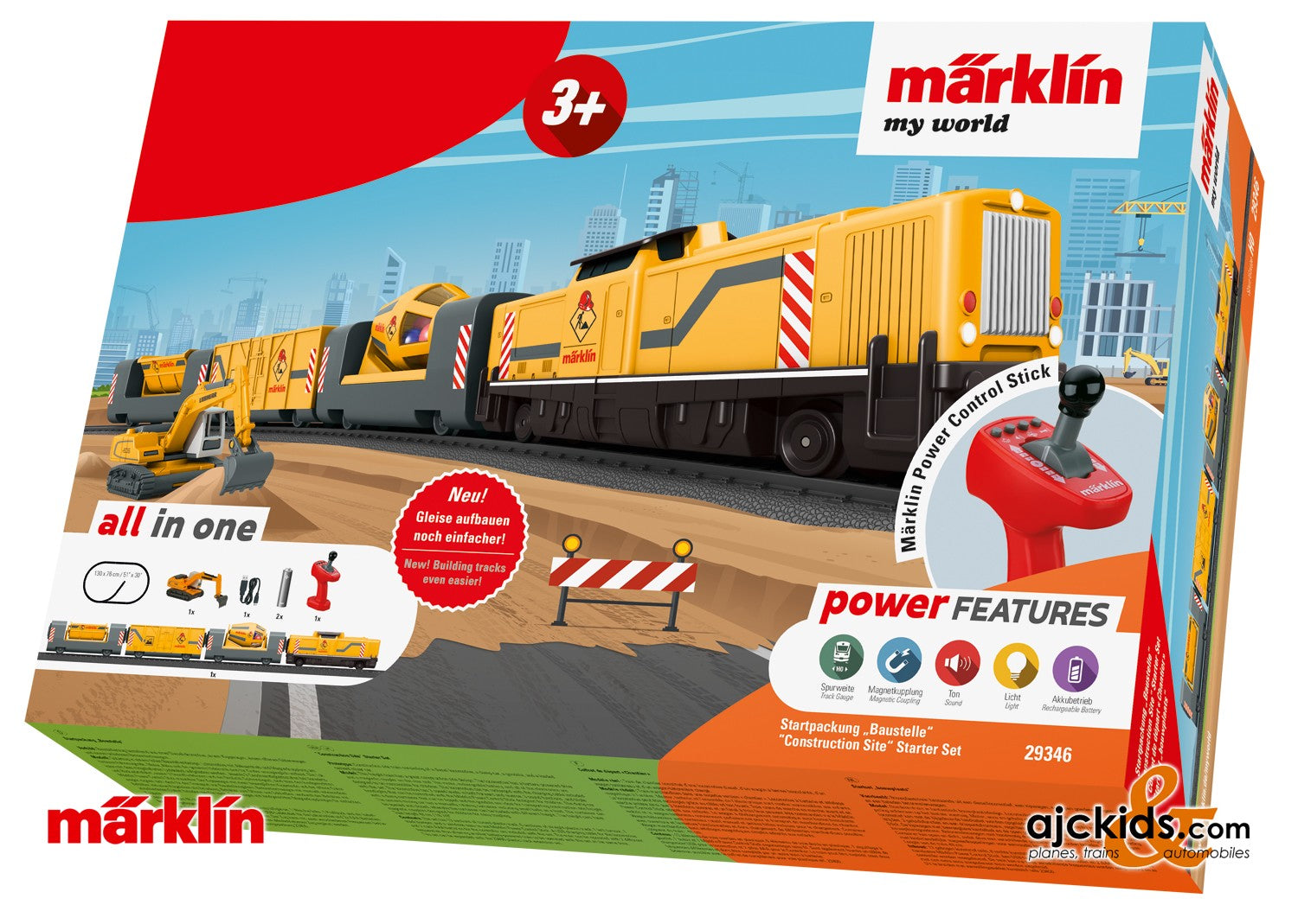 Marklin 29346 - Märklin my world – "Construction Site" Starter Set, EAN 4001883293462 at Ajckids.com