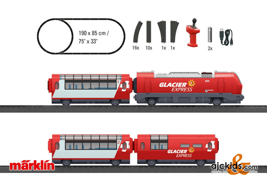 Marklin 29348 - Märklin my world - "Glacier Express" Starter Set for Children Ages 3 and above