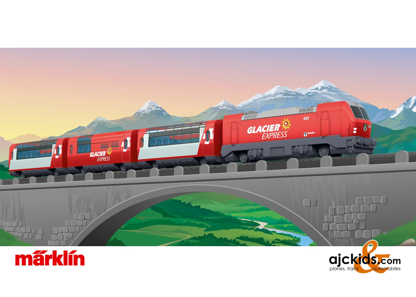 Marklin 29348 - Märklin my world "Glacier Express" Starter Set