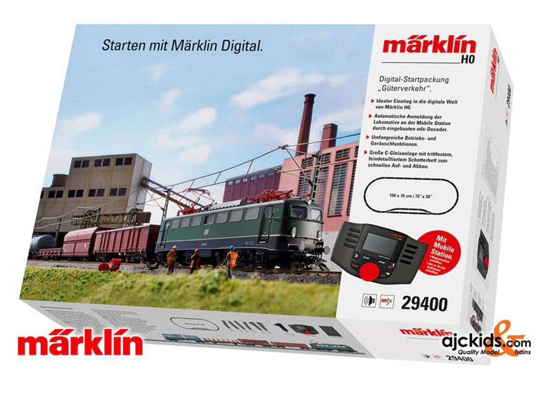 Marklin 29400 - Freight Service Digital Starter Set. 120 Volts in H0 Scale