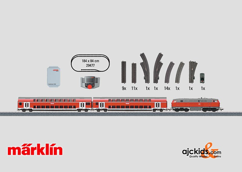 Marklin 29477 - Digital Starter Set Regional Express in H0 Scale