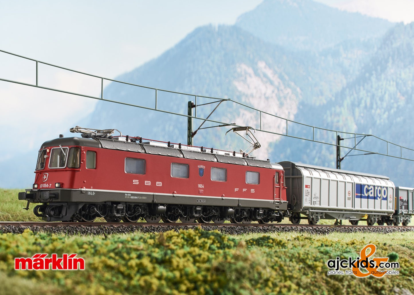 Marklin 29488 - Swiss Freight Train with a Class Re 620 Digital Starter Set