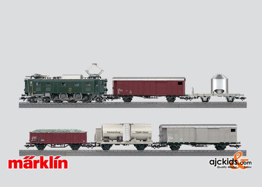 Marklin 29516 - DELTA Swiss Freight Train Starter Set in H0 Scale