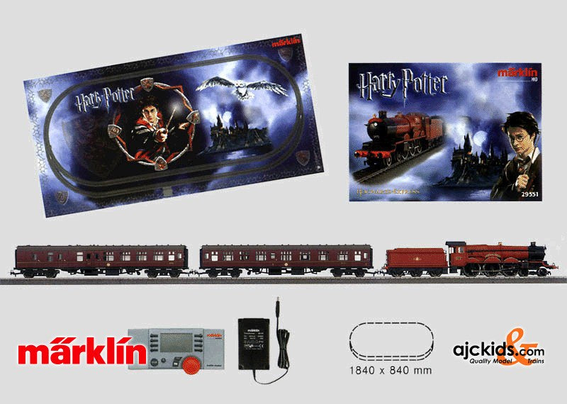 Marklin 29552 - Hogwarts Express Train Starter Set in H0 Scale
