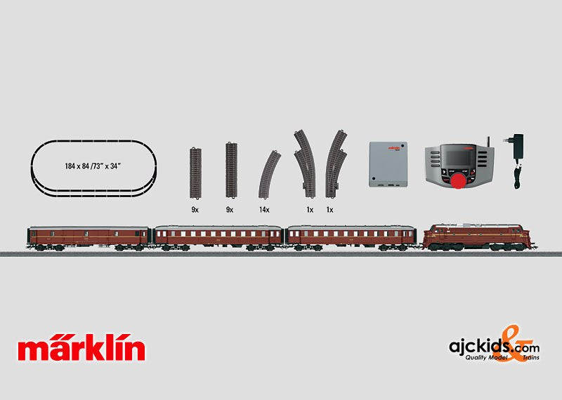 Marklin 29660 - Norwegian Commuter Service Digital Starter Set in H0 Scale