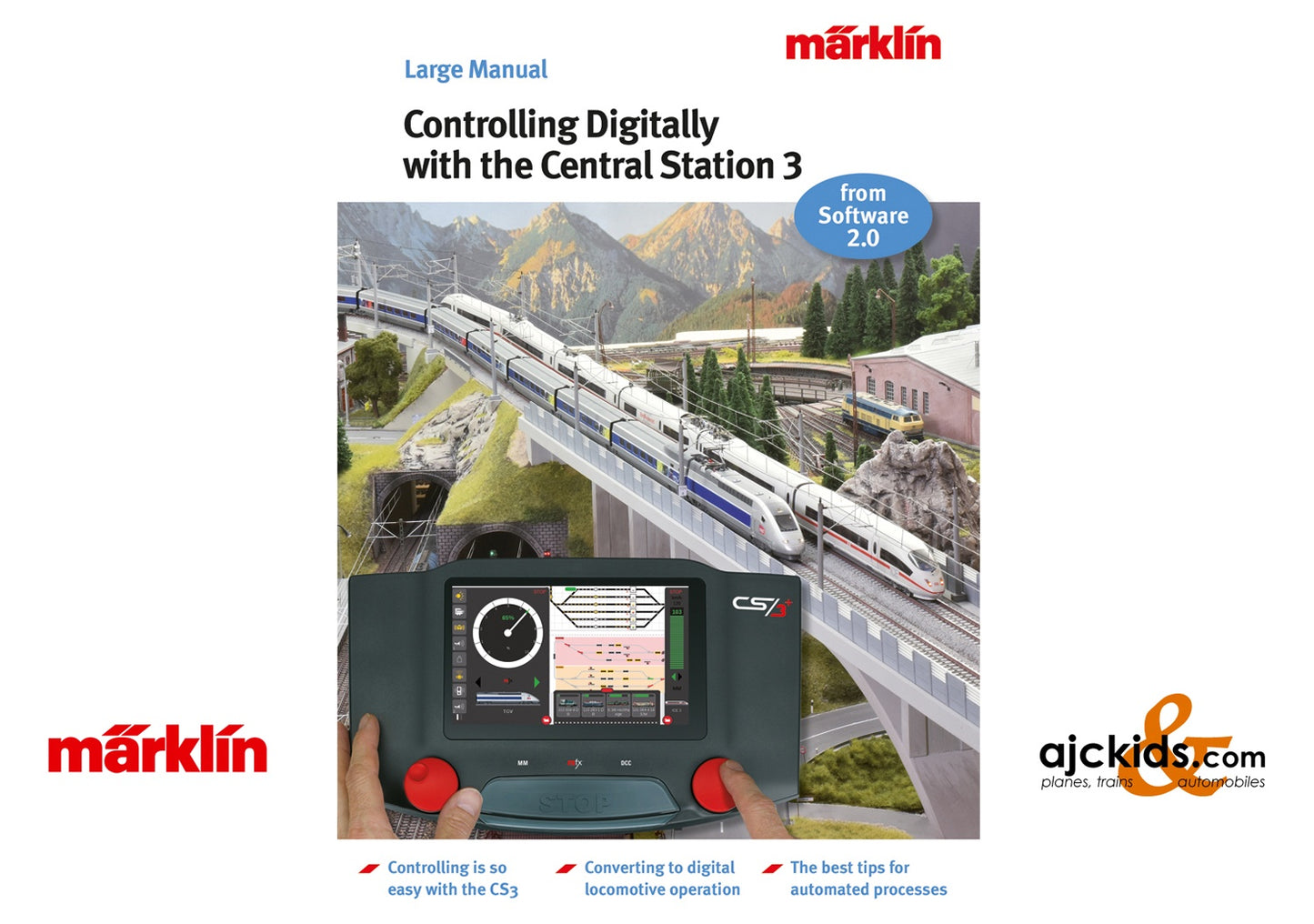 Marklin 3093 - Controlling Digitally with the Central Station 3 Model Railroad Manual