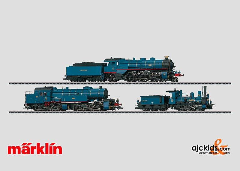 Marklin 31806 Royal Bavarian 3 locomotive set with display – Ajckids