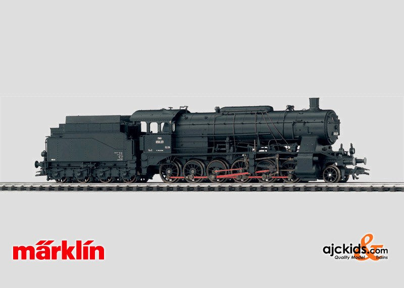 Marklin 37056 - Steam locomotive with tender type 650 in H0 Scale