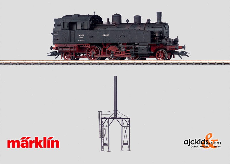 Marklin 37133 - Steam Locomotive BR 75 with Heating Chimney