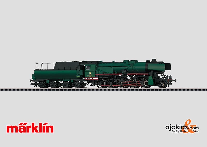 Marklin 37153 - Steam Locomotive with Tub-Style Tender Class 26 in H0 Scale