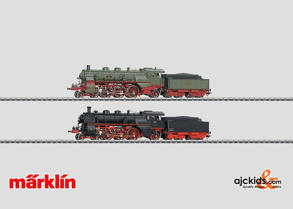 Marklin 37187 - Set with 2 of the S 3/6 Steam Locomotives with Tenders in H0 Scale