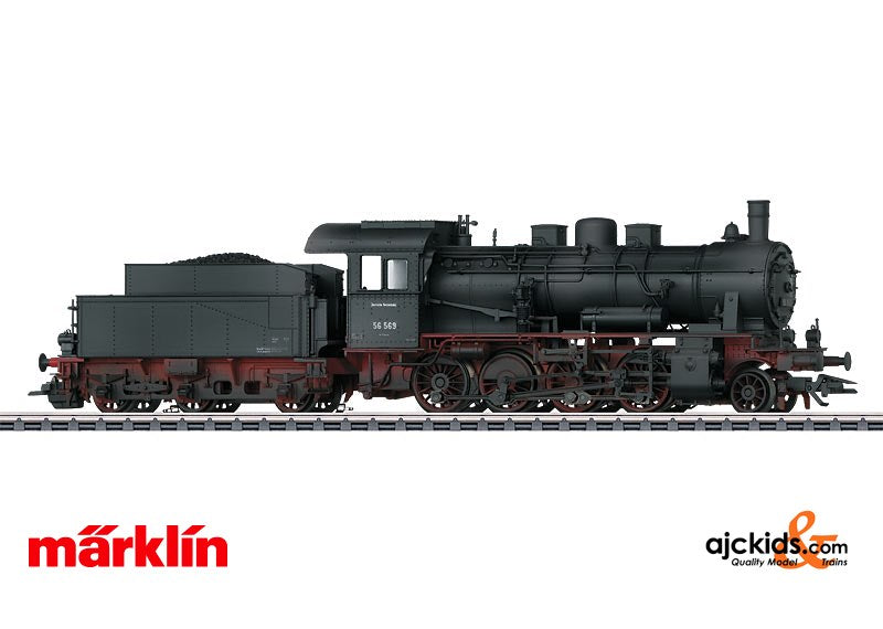 Marklin 37516 - Steam freight loco cl 56.2-8 (weathered)