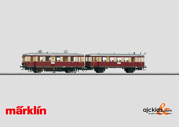Marklin 37707 - Diesel Powered Rail Car with a Trailer