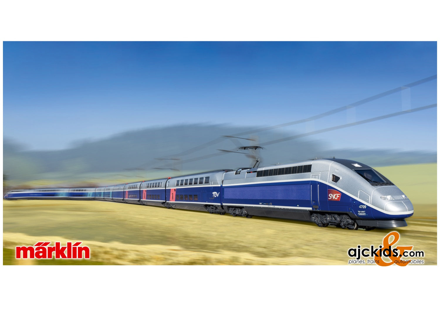 Marklin 37793 TGV Euroduplex High-Speed Train – Ajckids