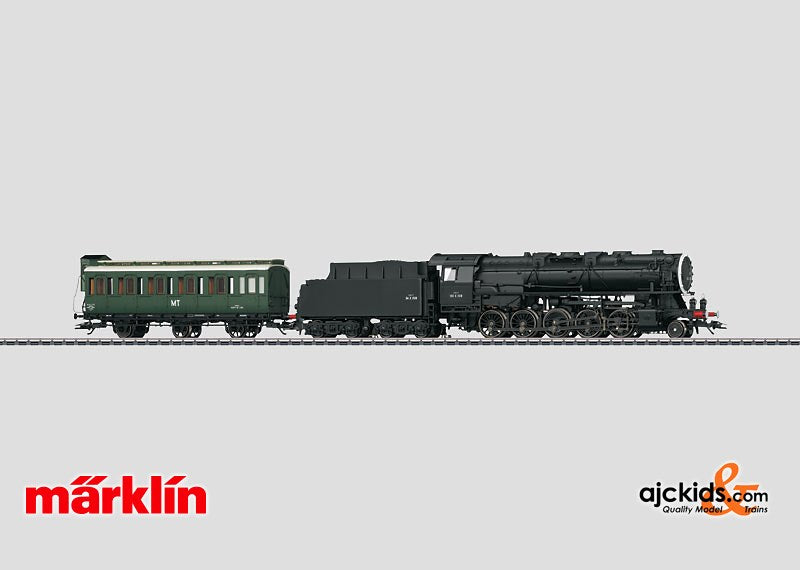 Marklin 37887 - Locomotive with Tender and Crew Car Class 150