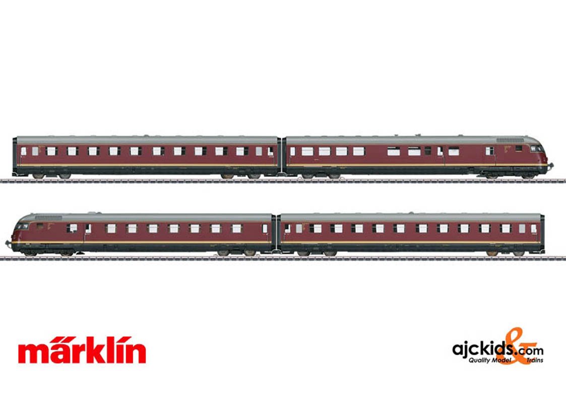 Marklin 39082 - TEE VT 08.5 Paris-Ruhr Diesel Powered Rail Car Train