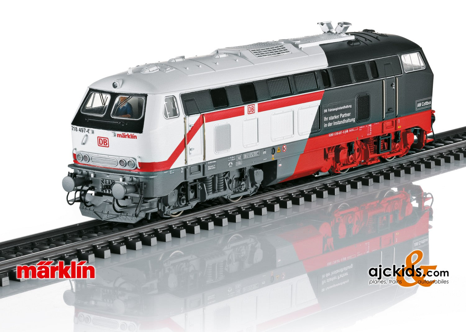 Marklin 39187 - Class 218 Diesel Locomotive Cottbus Piko/Märklin at Ajckids.com