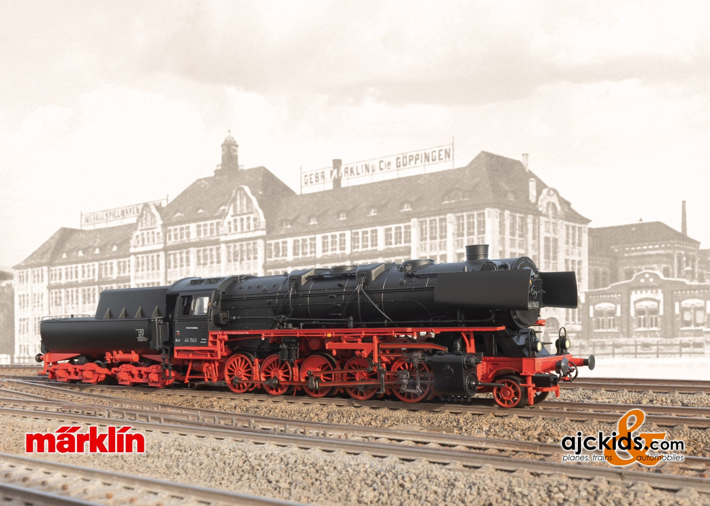 Marklin 39745 - Class 44 Steam Locomotive with a Tub-Style Tender (Insider)
