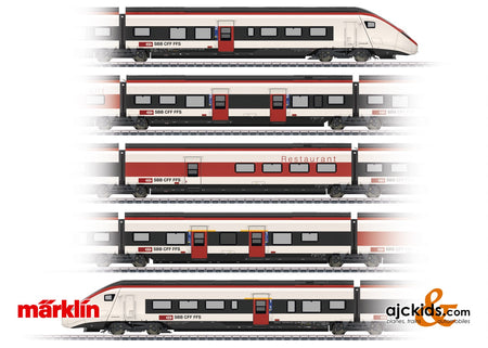 Marklin 39810 - Class RABe 501 Giruno High-Speed Rail Car Train, EAN 4001883398105 at Ajckids.com