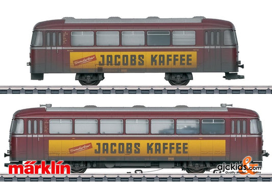 Marklin 39955 - Rail Bus with a Trailer Car - Jacobs Kaffee