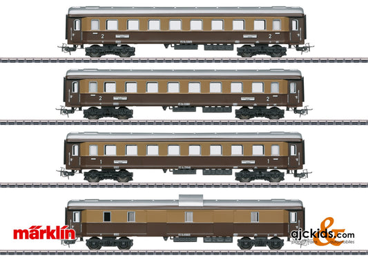 Marklin 40360 - Italian "Tin-Plate" Express Train Passenger Car Set, EAN 4001883403601 at Ajckids.com