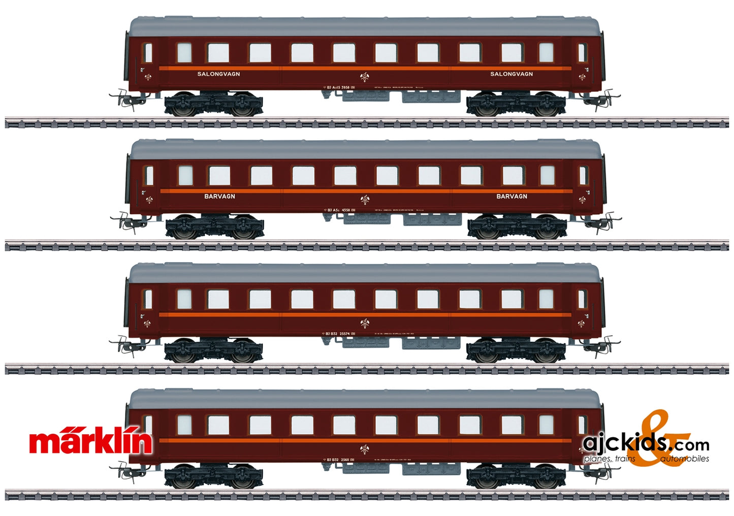Marklin 41921 - Tin-Plate Passenger Car Set (sold only with 30302)