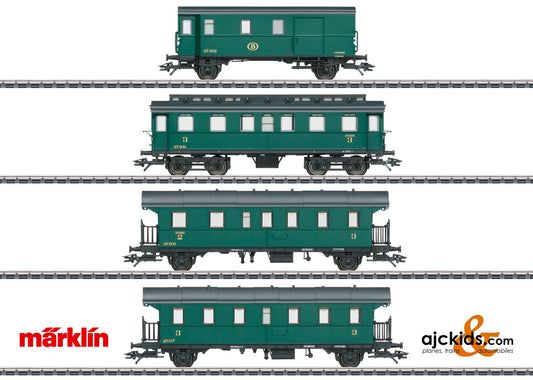 Marklin 43054 - Passenger Car Set to Go with the Class 81, EAN 4001883430546 at Ajckids.com