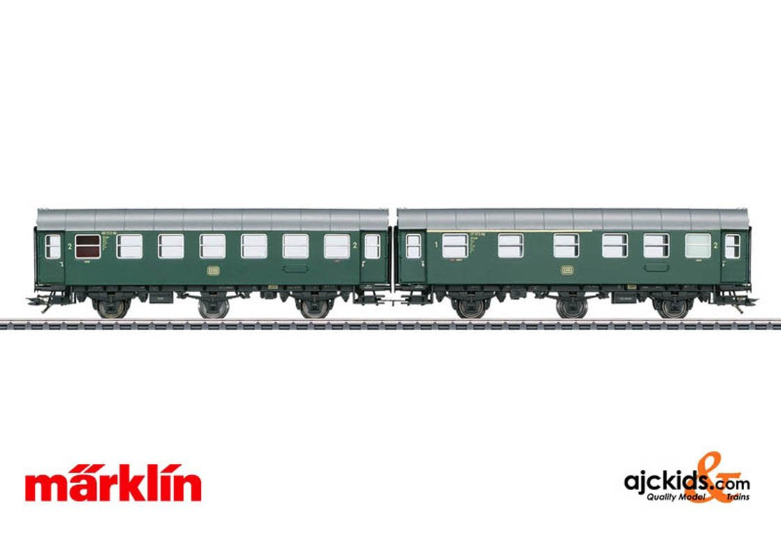 Marklin 43173 - Pair of Passenger Cars; Type AB3ygeb wi Type B3ygeb