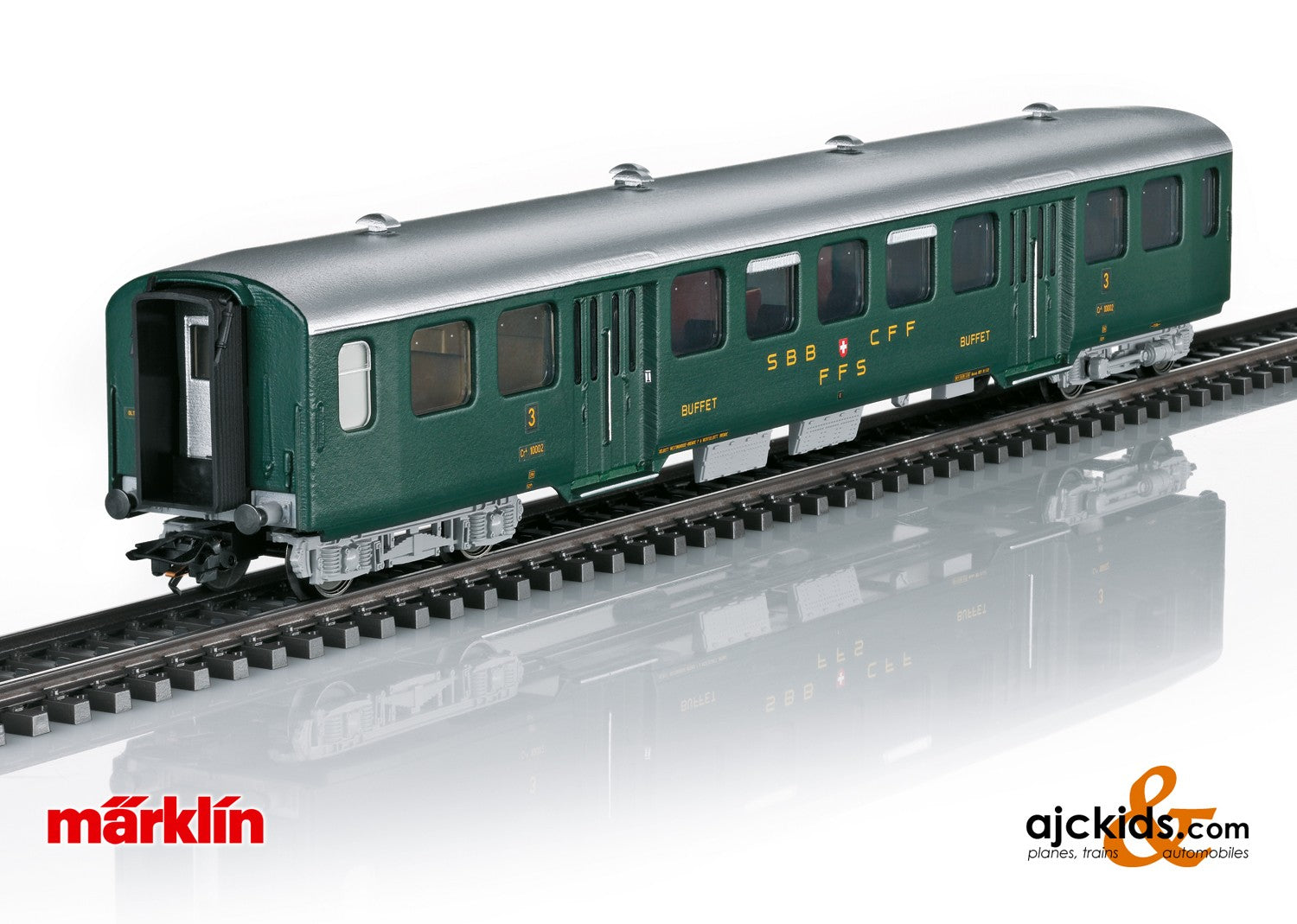 Marklin 43369 Lightweight Steel Car Set to Go with the Class Ae 3