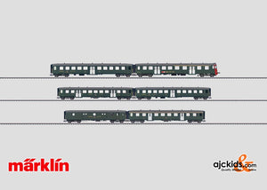Marklin 43389 - Lightweight Steel Passenger Car Set for Shuttle Trains