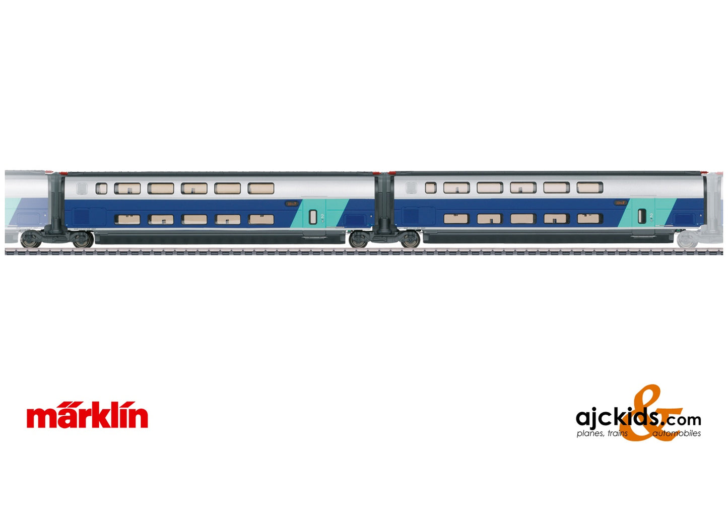 Marklin 43433 - Add-On Car Set 2 for the TGV Euroduplex