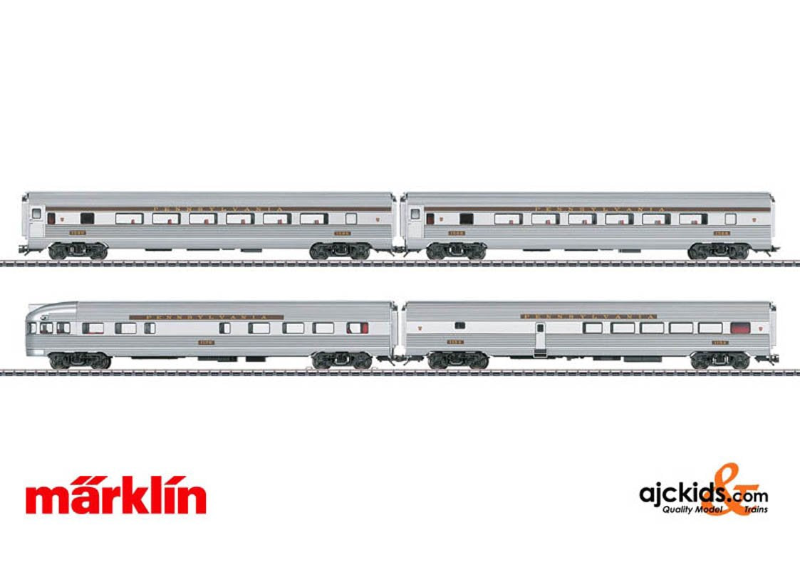 Marklin 43616 - PRR Streamliner Passenger 4-Car Set