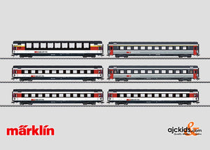 Marklin 43671 - EuroCity Express Train Passenger Car Set