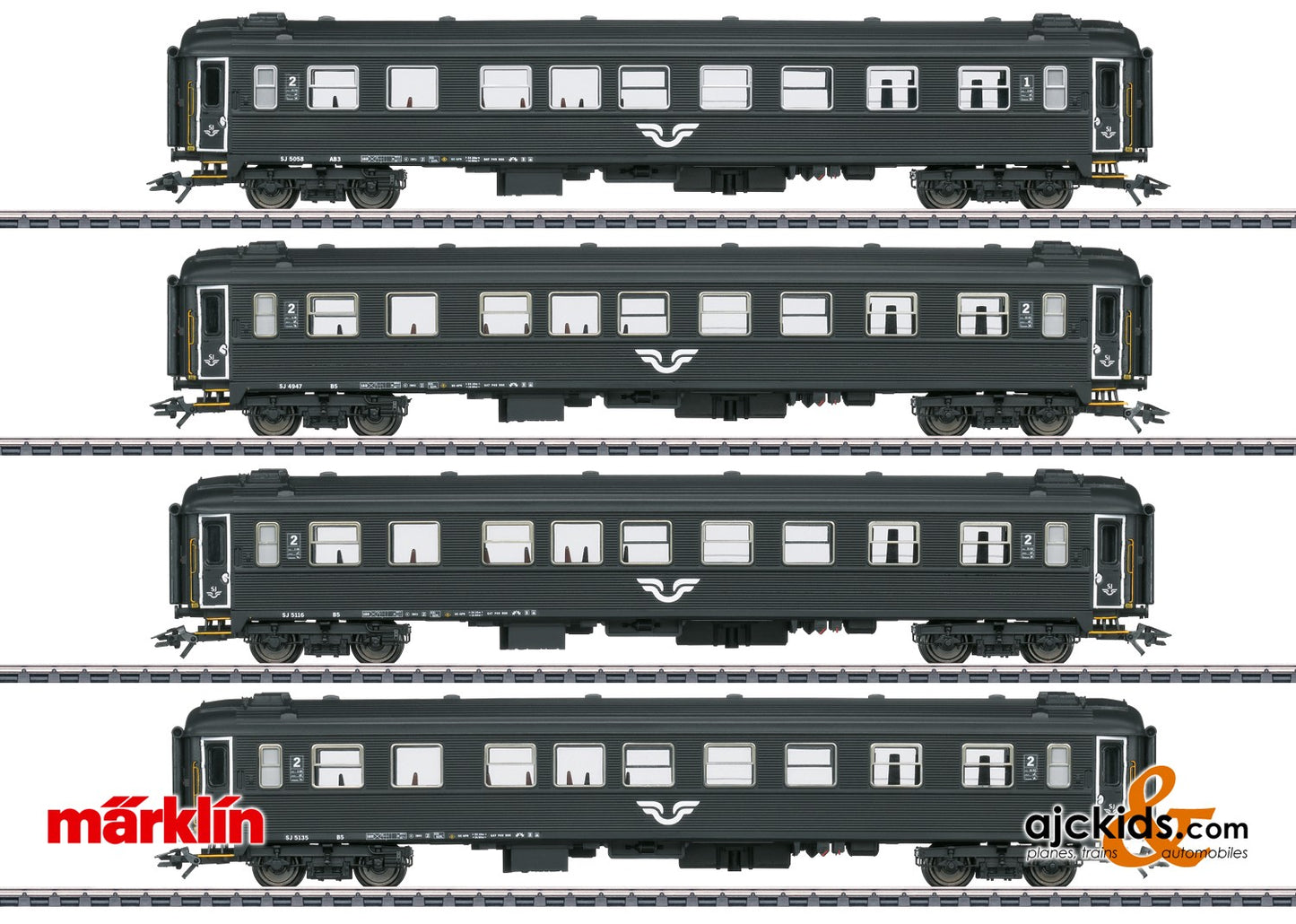 Marklin 43788 - Passenger Car Set, EAN 4001883437880 at Ajckids.com