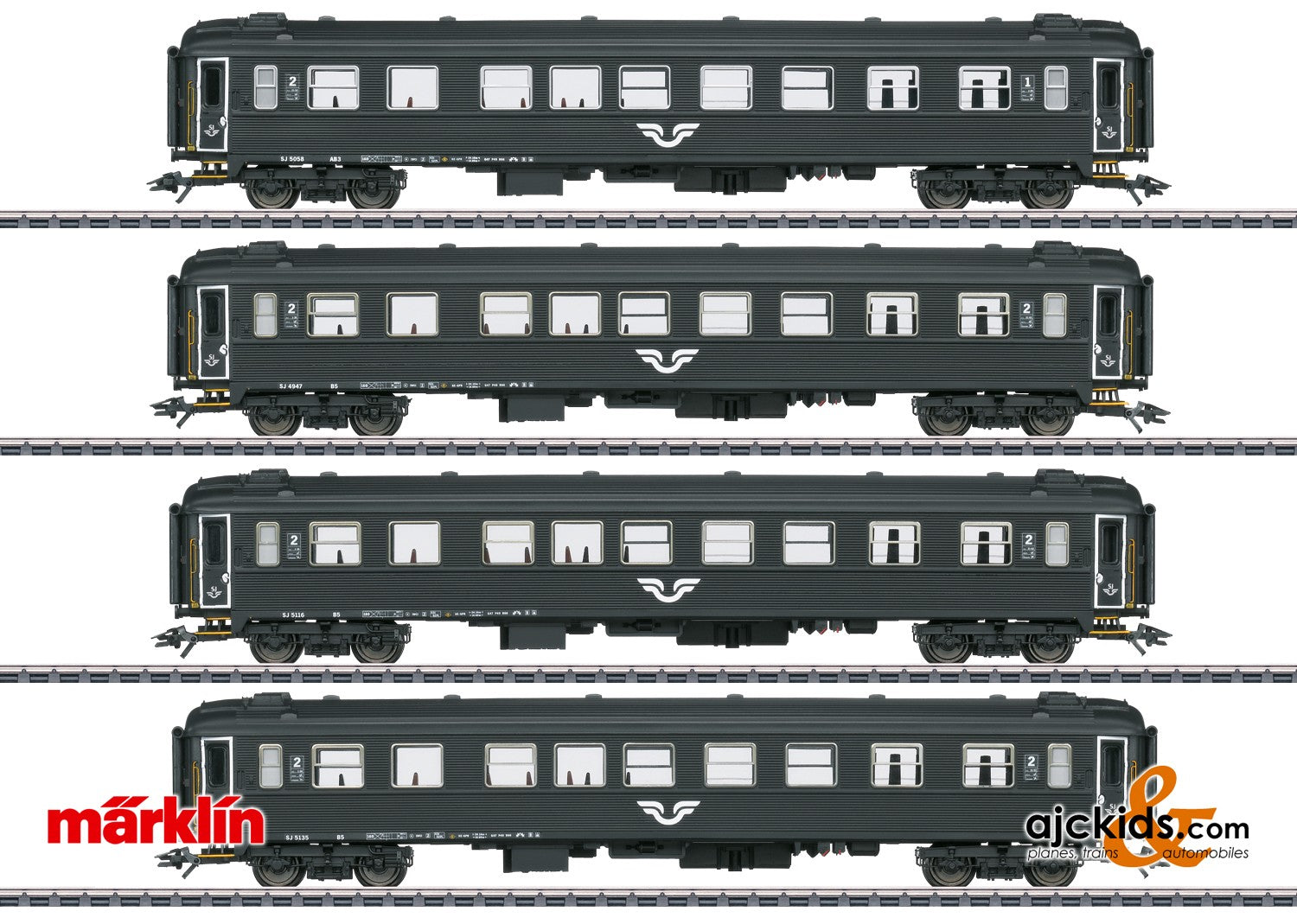 Marklin 43788 - Passenger Car Set, EAN 4001883437880 at Ajckids.com