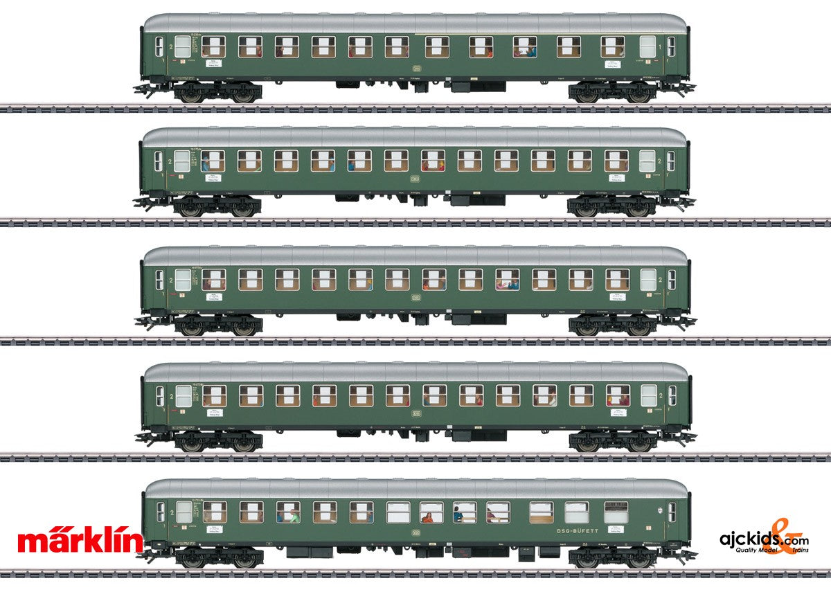 Marklin 43935 - D96 Isar-Rhone Express Train Passenger Car Set 1