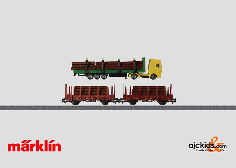 Marklin 44310 - Forestry Car Set.