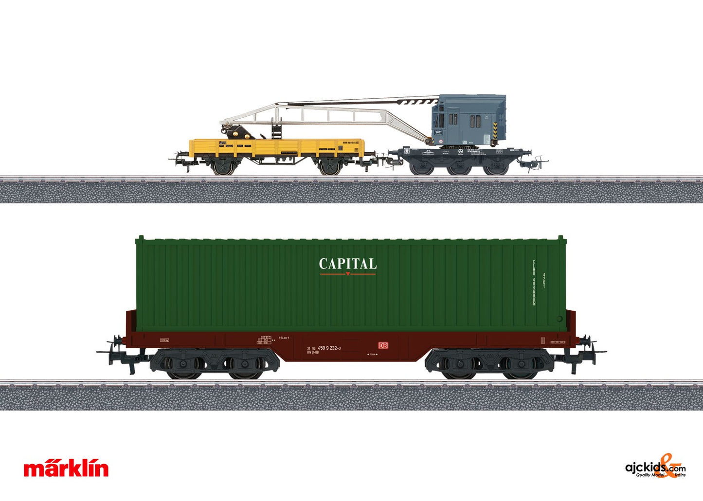 Marklin 44452 - Container Loading Car Set