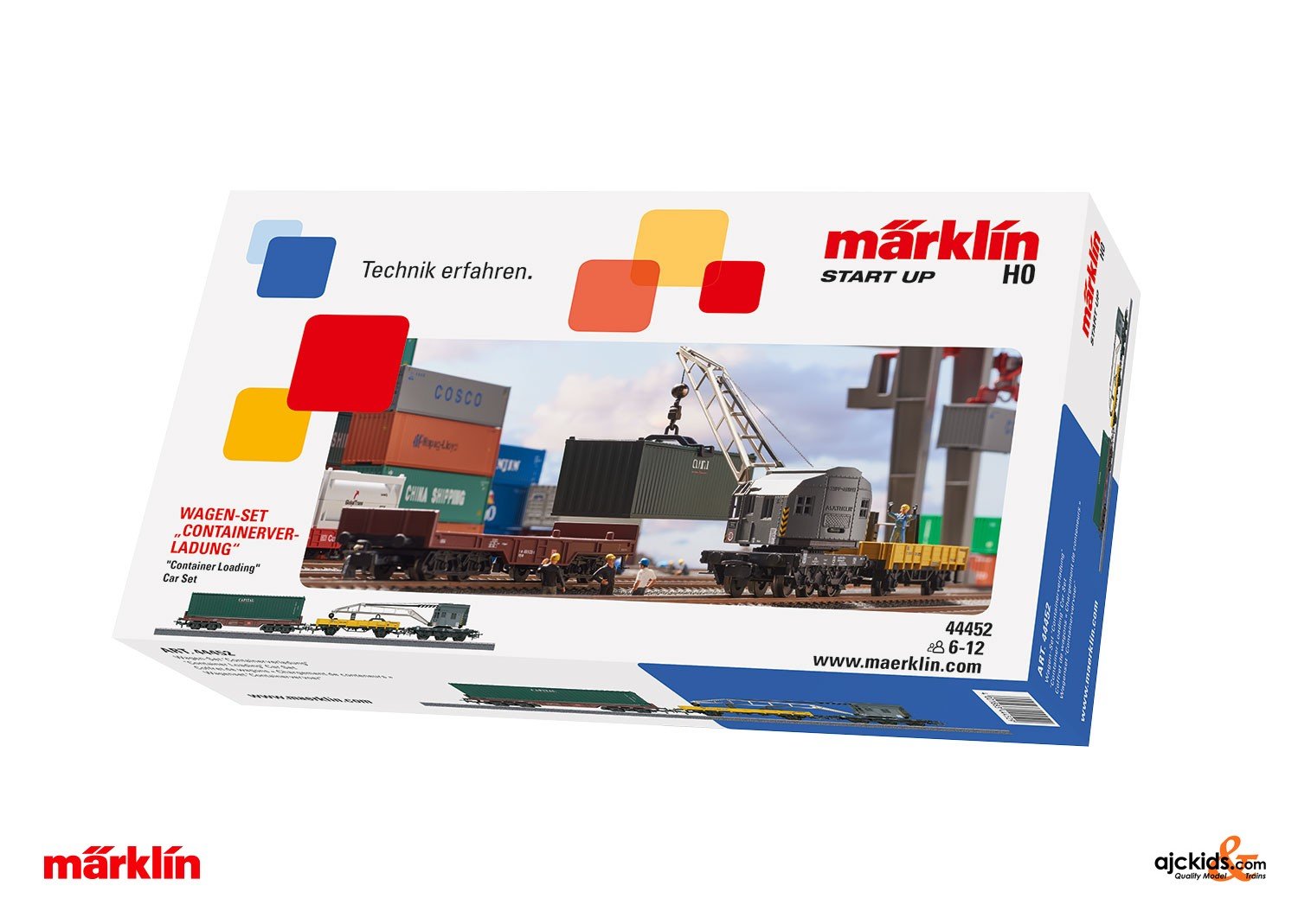Marklin 44452 - Container Loading Car Set