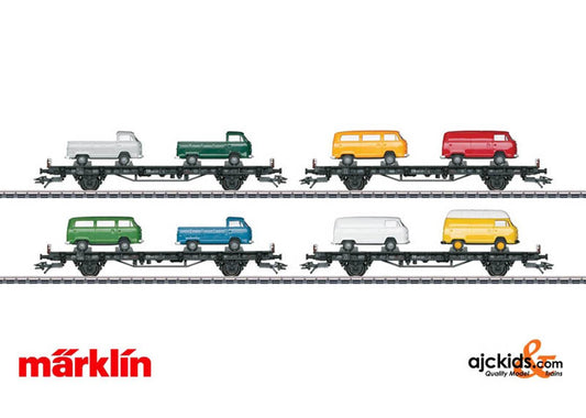 Marklin 45082 - VW Type T2 Bus Transport Auto Transport Car Set