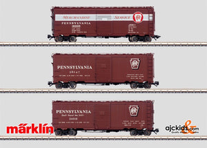 Marklin 45650 - 3 Pennsylvania RR Boxcars