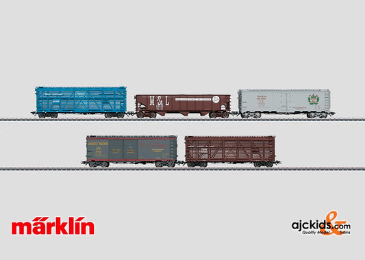 Marklin 45658 - North American Freight Car Set