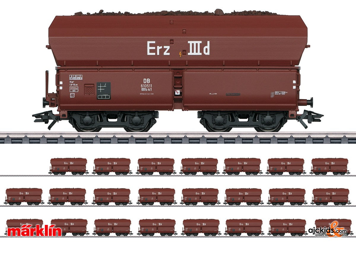 Marklin Hopper Marklin 46210 Type Erz IIId Hopper Car Display (24 Cars) – Ajckids
