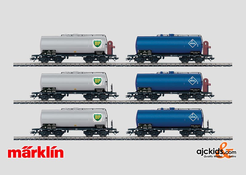 Marklin 46527 - Set with 6 Tank Cars BP & Aral