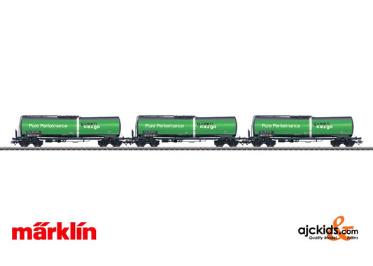 Marklin 46565 - Petroleum Oil Tank Cars Green Cargo