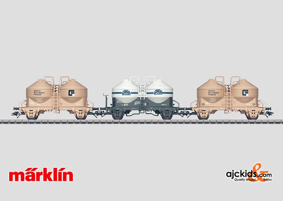Marklin 46617 - Set with 3 Silo Container Cars