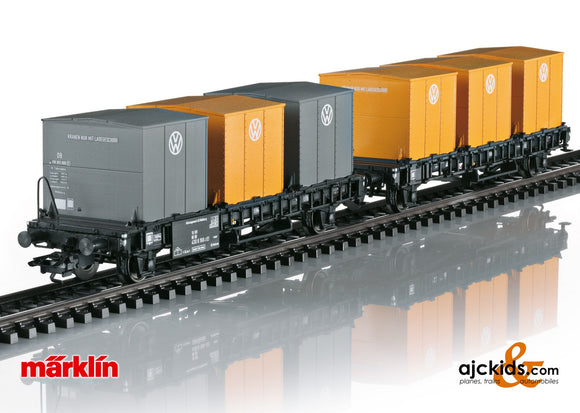 Marklin 46661 - Type Laabs Container Transport Car, EAN 4001883466613 at Ajckids.com