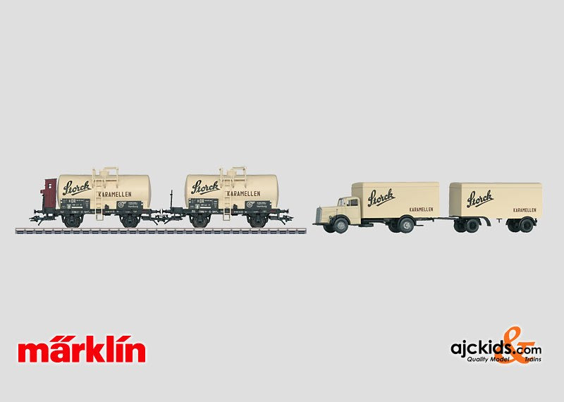 Marklin 46753 - Tank Car Set and Truck Storck