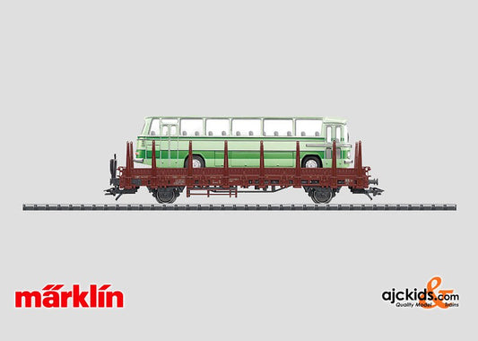 Marklin 46940 - Stake Car with a Bus