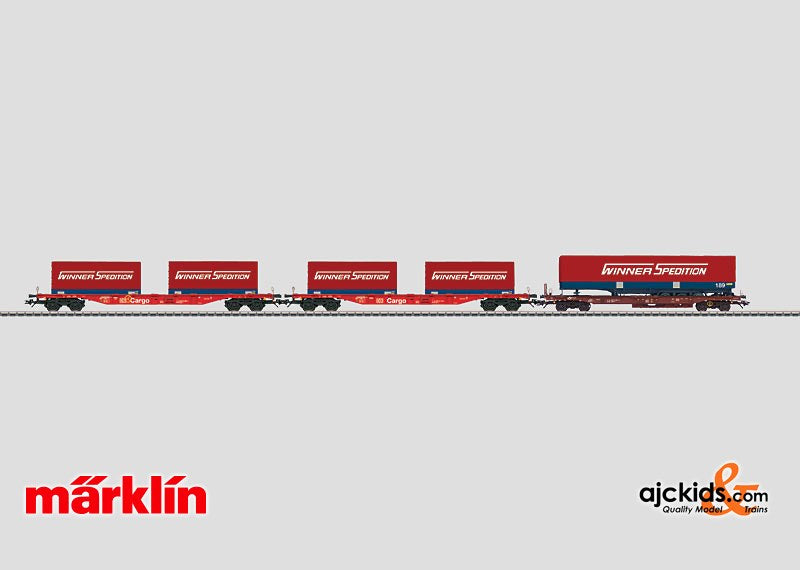 Marklin 47071 - Winner Container Car Set
